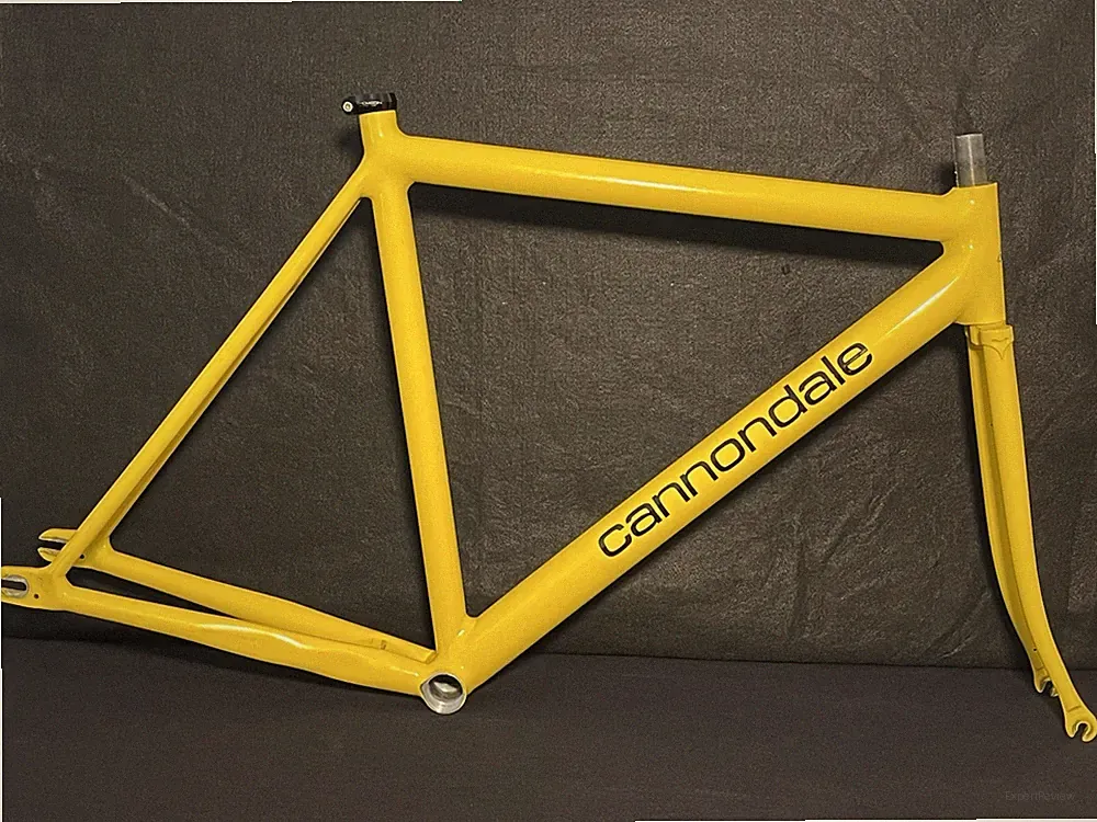 1993 Cannondale Track Bike Frameset Taxi Yellow Respray 52cm Fixed Gear Fixie