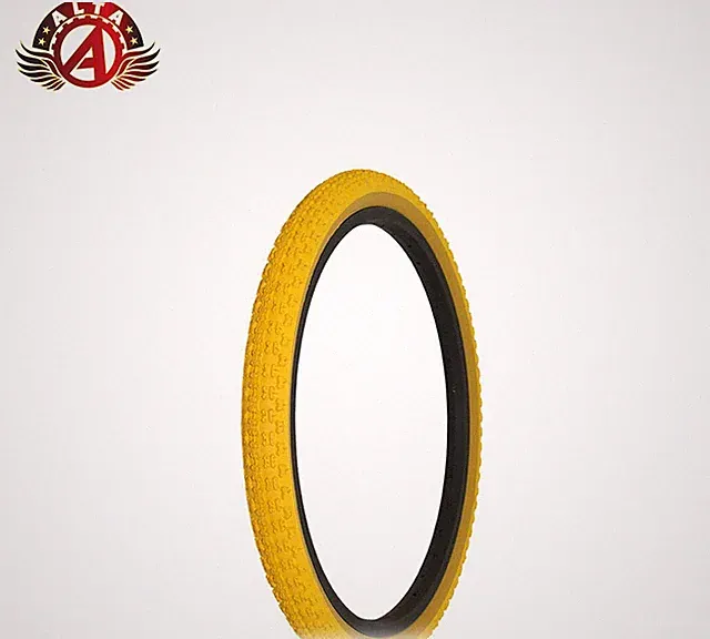 Alta High Performance BMX BICYCLE COMP III TIRE 20" x 1.75" Yellow/Gum Side Wall