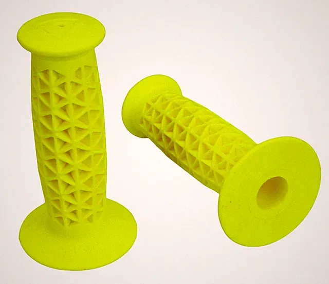 AME Super Soft Supersoft BMX bicycle grips - FLUORESCENT YELLOW