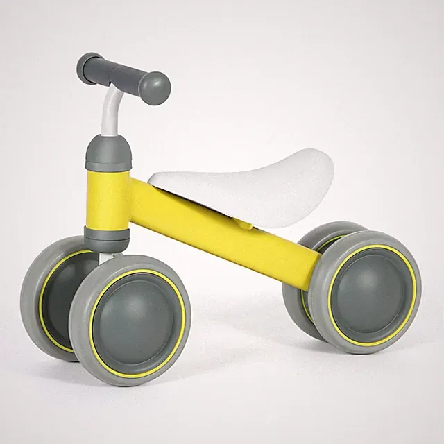 Balance Bike for 1 Year Old Girl Gift Pre-School First Bike 4 Wheels Riding Toys