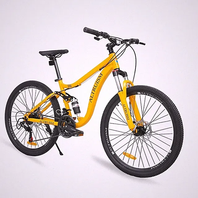 Bicycle Adjustable 26 Inch 21 Speed Dual Disc Brake Full Suspension Men Women US