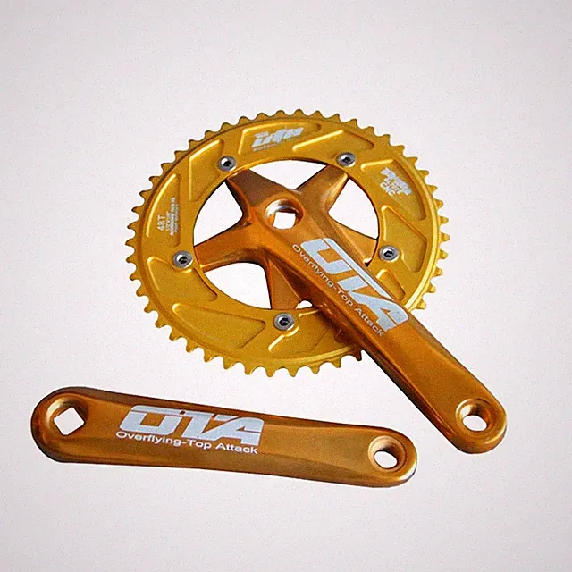 Bicycle Chain Wheel Fixed Gear 48T Aluminum Alloy CNC Cycling Racing Bike Acc...