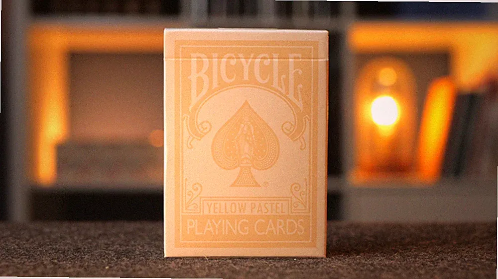 Bicycle Pastel Yellow Playing Cards