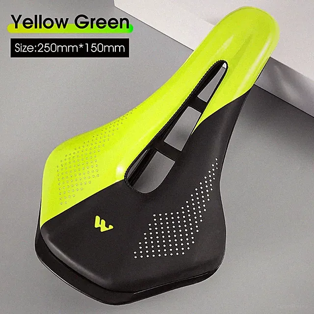 Bicycle Saddle Comfortable Bike Seat Wear-Resistant PU Leather Hollow Road Bicyc