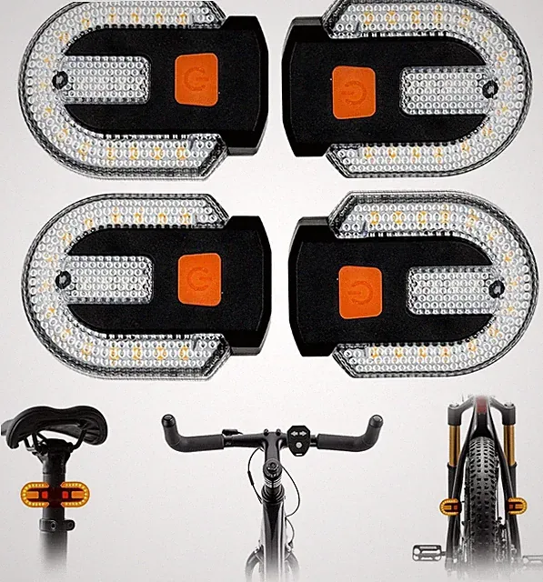 Bike Tail Light with Turn Signal, Bicycle Turn Signals Rear Bike Light Wireless
