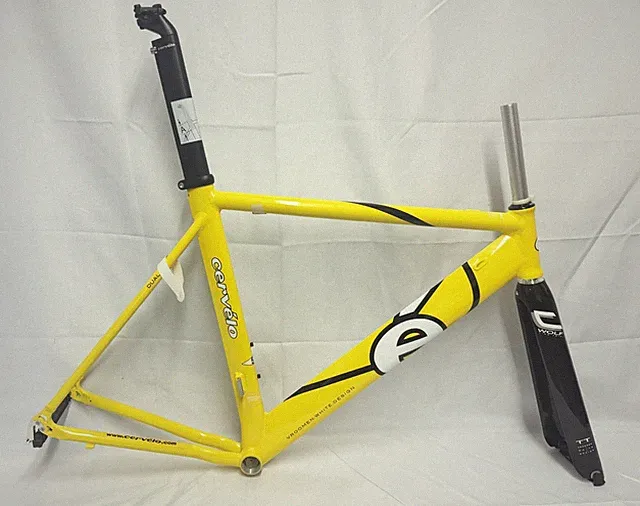 Cervelo Dual 54cm Triathlon / Road Bike Frameset w/ Seat Post & Headset