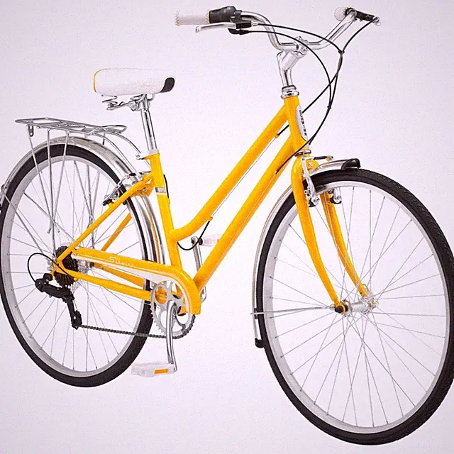 Comfortable Wayfarer Hybrid Bike for Adults – 7-Speed with Cargo Rack & Fenders