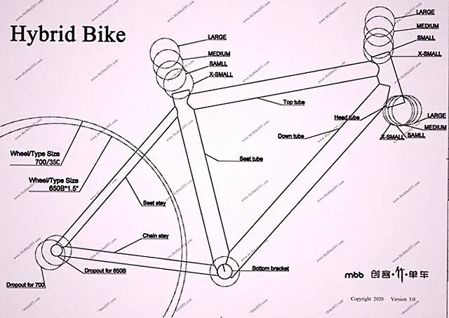 Custom Bamboo Bicycle Frame Build Kit