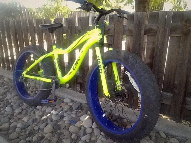 DK Mtb Fat Bike Yellow And black In Excellent Condition