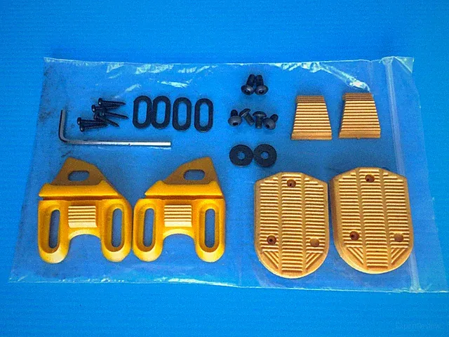 Duegi Bicycle Cleats 2/3 Hole Slotted Full Kit w/Heels NOS New Vintage L'Eroica