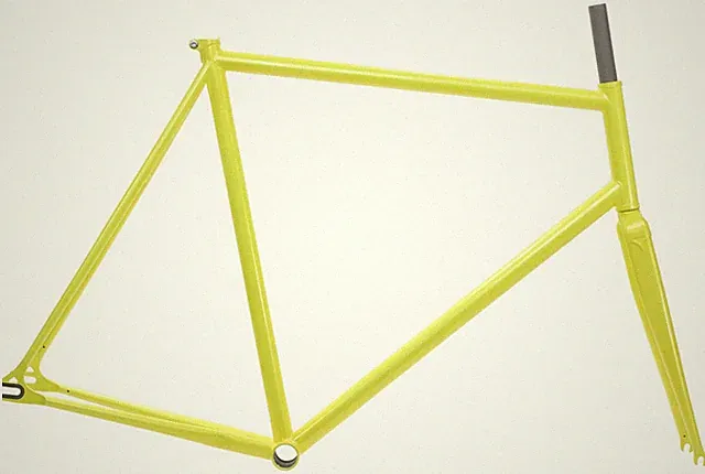 EAI Toyo Godzilla Track Fixed Gear Frameset 58cm Yellow NEW NOS