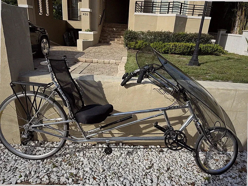 Easy Racers Gold Rush Recumbent Bicycle – Windwrap Fairing – USA Made – 8 ft
