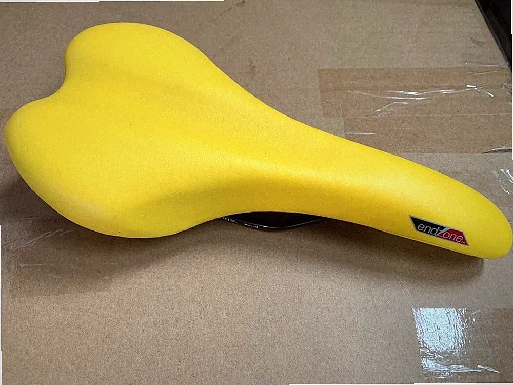 ENDZONE Bicycle Seat Classic MTB Road Racing Track Fixie Bikes YELLOW
