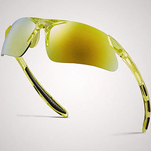Kids Baseball Cycling Sports Wrap Around Sunglasses Boys Youth Mirrored Glasses