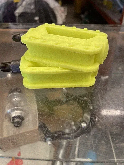 Kids Bicycle Pedals 1/2 Neon Yellow