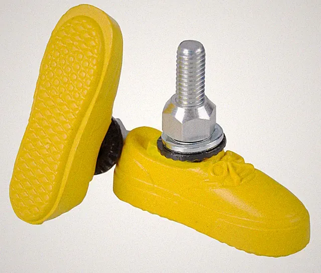 KOOL STOP Vans shoe bicycle BMX THREADED brake pads YELLOW