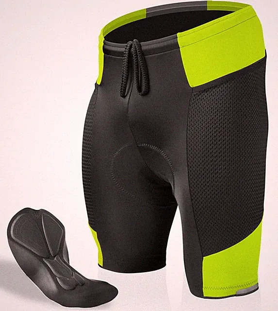 Men's Gel Touring Padded Bike Shorts | Innovative Mesh Pockets | Made in USA