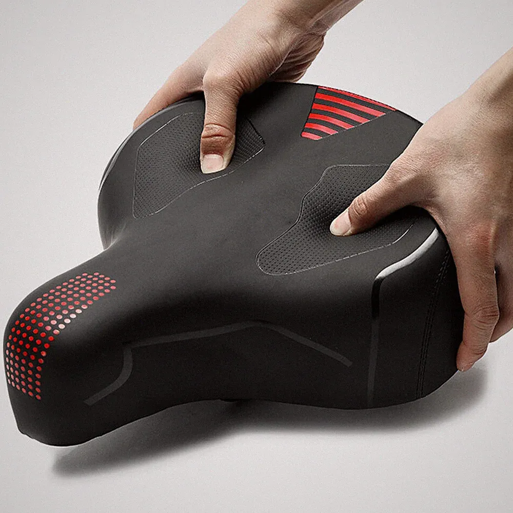 Oversized Bike Seat for Men&Women Comfort, Extra Wide Soft Bicycle Seat Cushion
