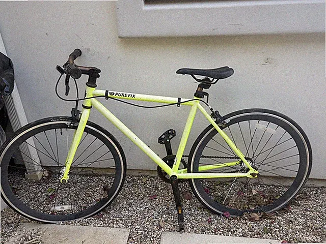 Pure Fix Single Speed Bike – Neon Yellow / Lightweight City Bike