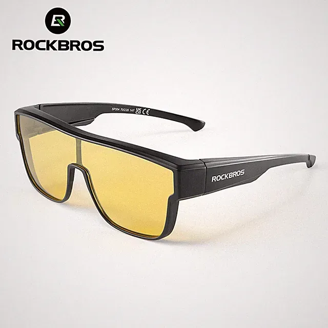 ROCKBROS Fit Over Sunglasses Men Women Polarized Lens Wrap Over Glasses Driving