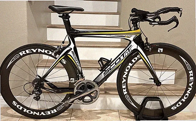 SCOTT PLASMA 2 TT/Triathlon Carbon Yellow Bike 54cm Full Dura Ace Groupset
