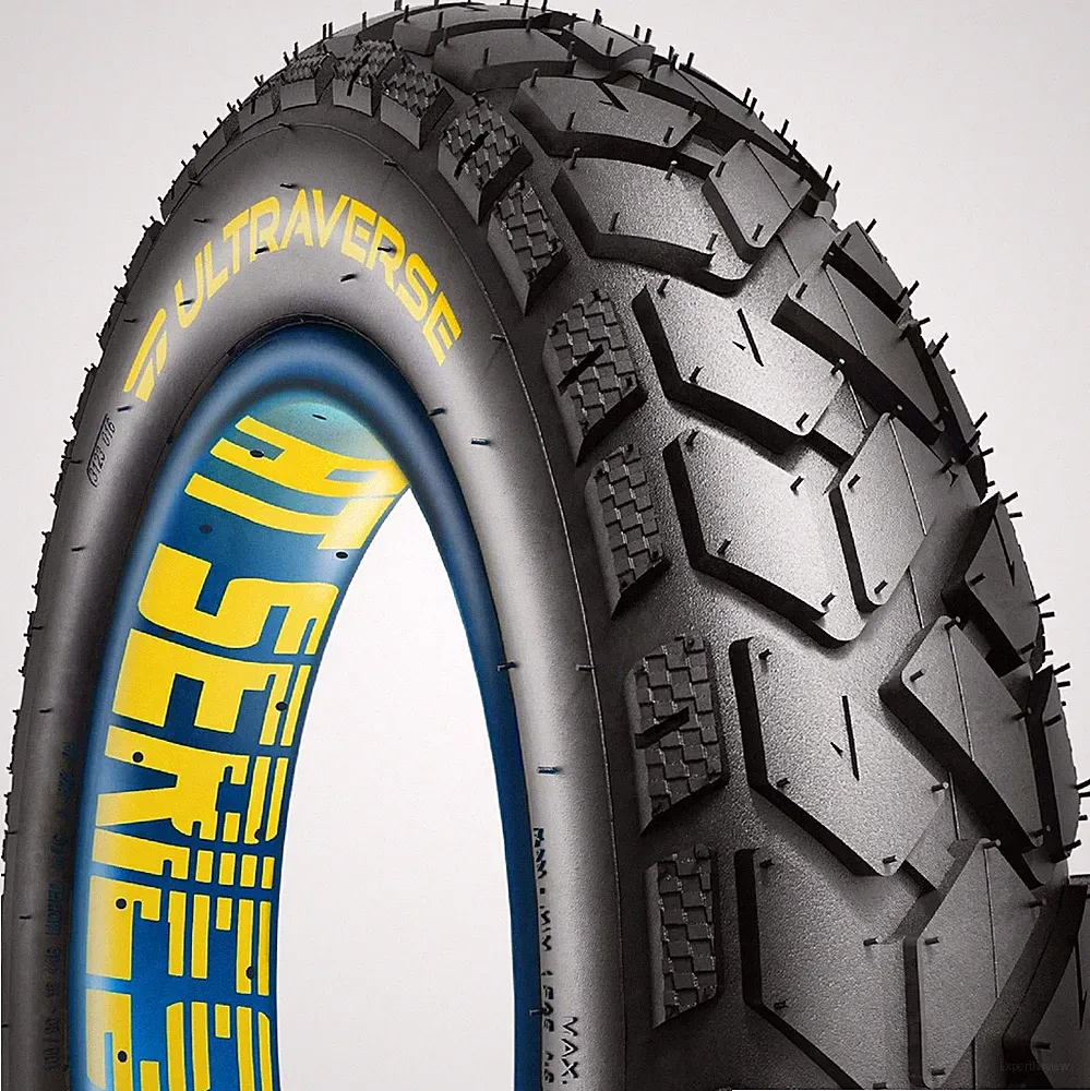 ULTRAVERSE 24x4 E-Bike Fat Tire - Robust, 24x4.0, black tire, yellow logo
