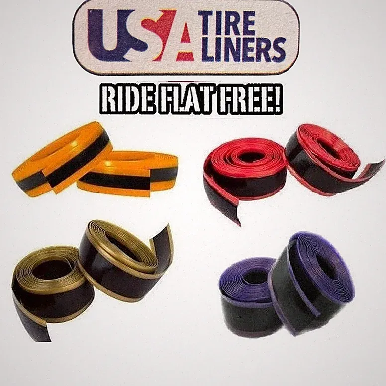 USA Tire Liners (Mr Tuffy) FAT BIKE Pair Bike Tire Liner Protection 700c 27" 29"