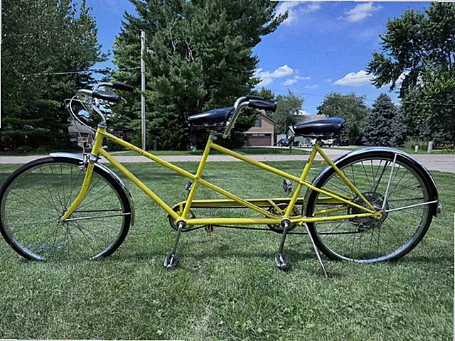 Vintage 1970’s SCHWINN De Luxe TWIN 5spd Tandem Bicycle ORIGINAL w/drum brake