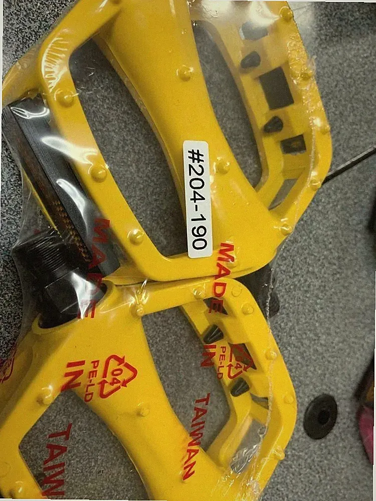 YELLOW Platform Bike Pedals 1/2" Fixed Gear Track BMX MTB Cruiser Fixie Bicycle