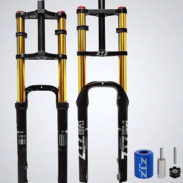 ZTZ 20/26 inch 4.0 Fat Tire Bike Fork - 180mm Travel, 135mm Hub Spacing, QR 9mm